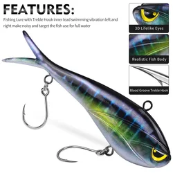 Sunlure Wobbler hundible de cola dividida para lubina en agua salada