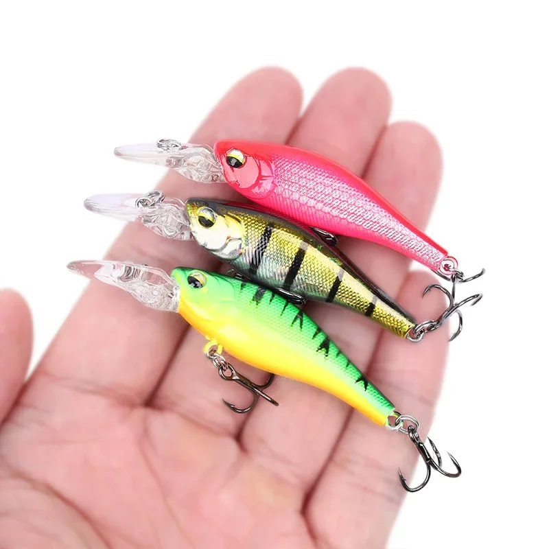 OUTKIT Minnow hundimiento lento señuelo 5cm 3,9g pesca profunda - imagen 5