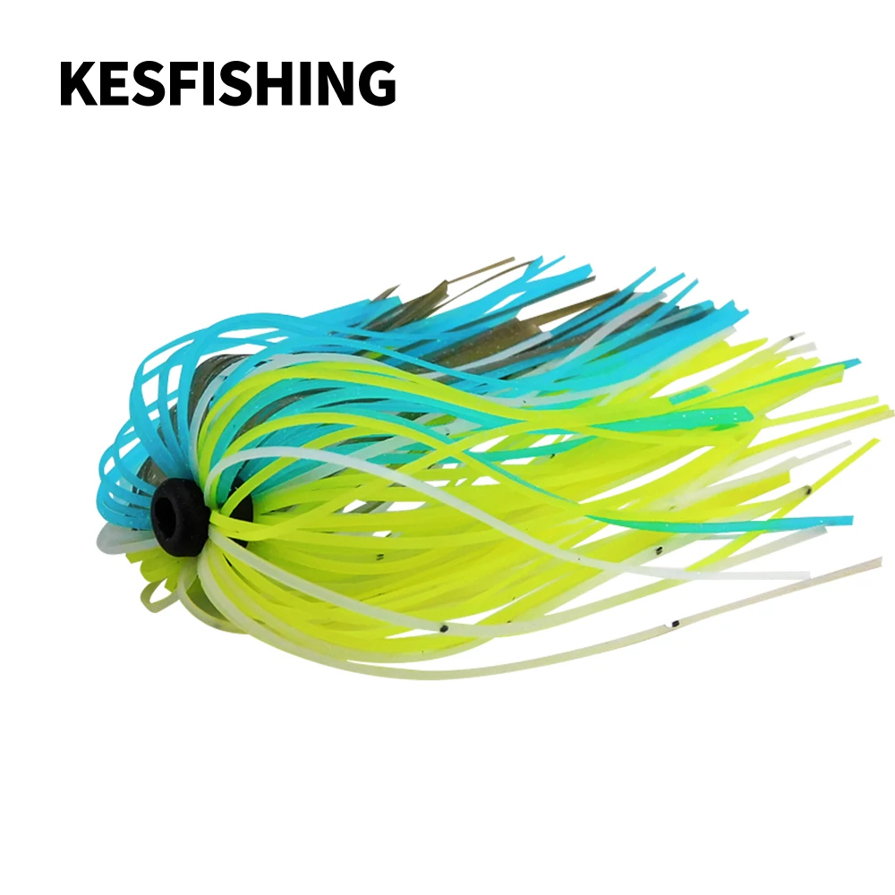 KESFISHING Faldas de Silicona para Jig Head – Colores variados - imagen 2