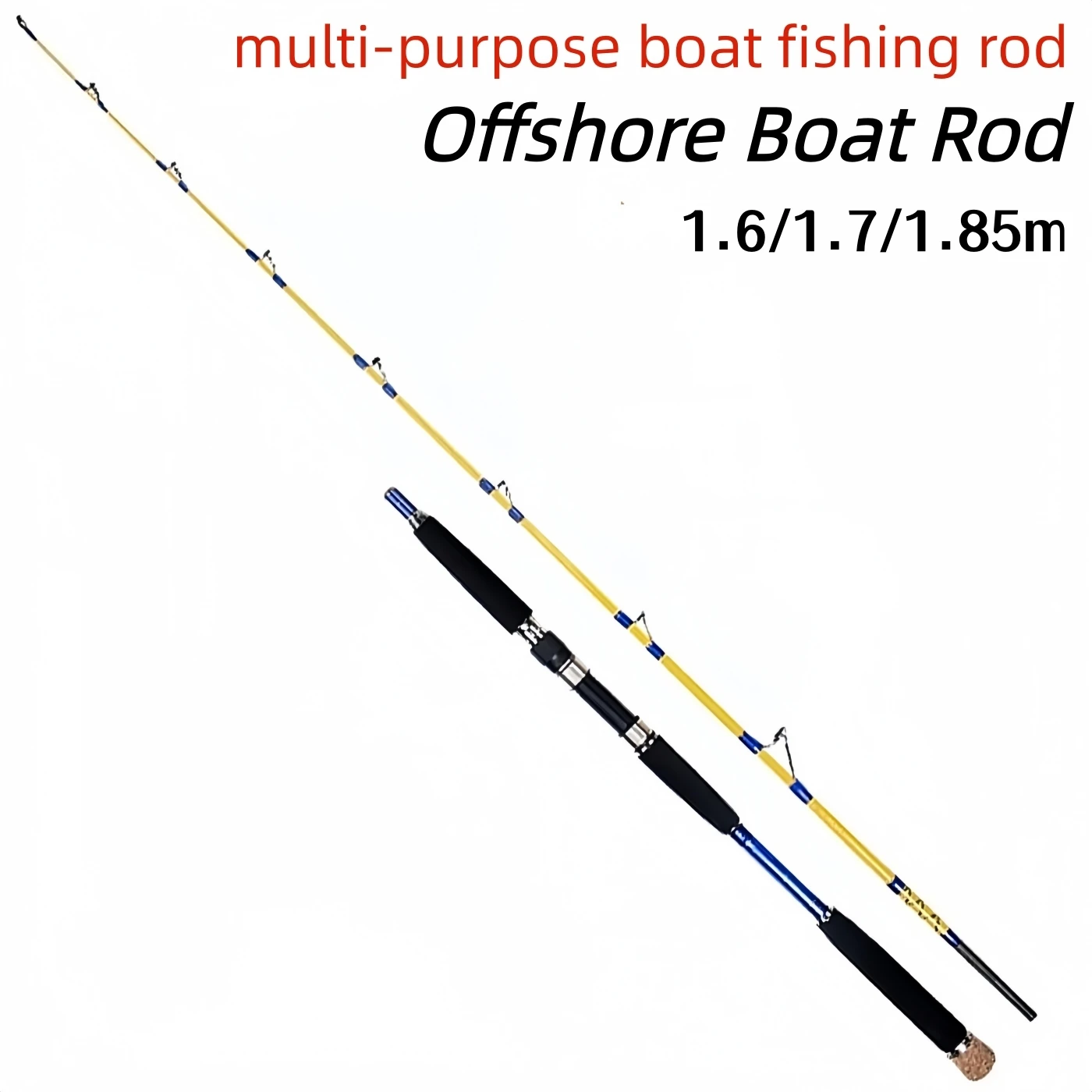 Caña Old Captain XH curricán jigging 6 pies carbono