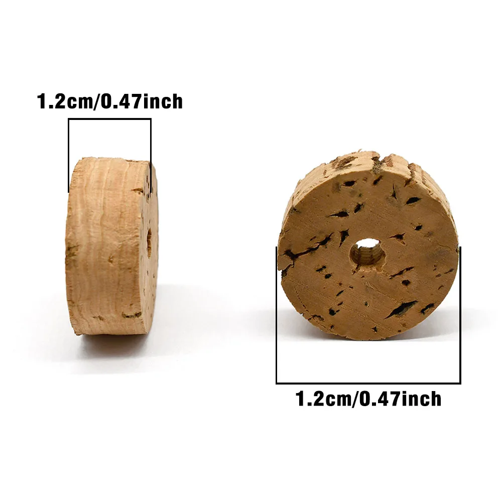 Anillos del corcho AAA Burl Brown para reparar cañas pescar - imagen 2