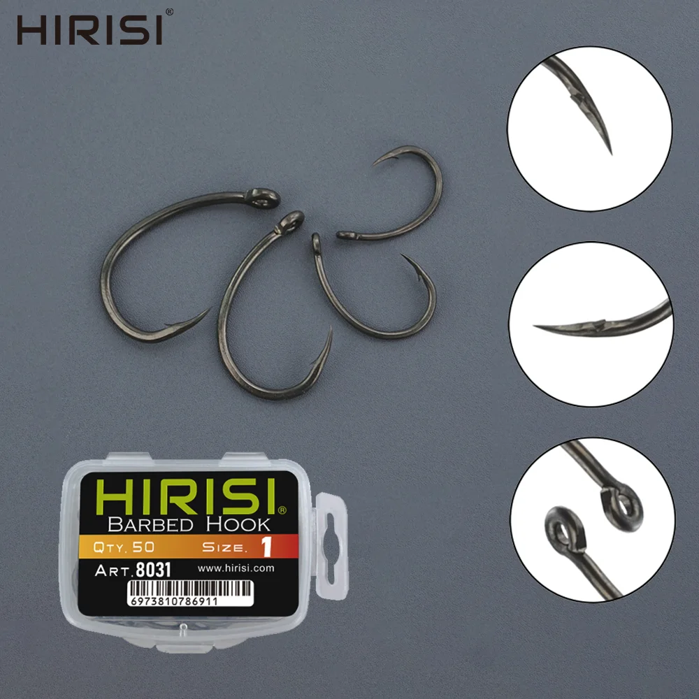 Anzuelo recubierto PTFE Hirisi – Acero inoxidable con púas