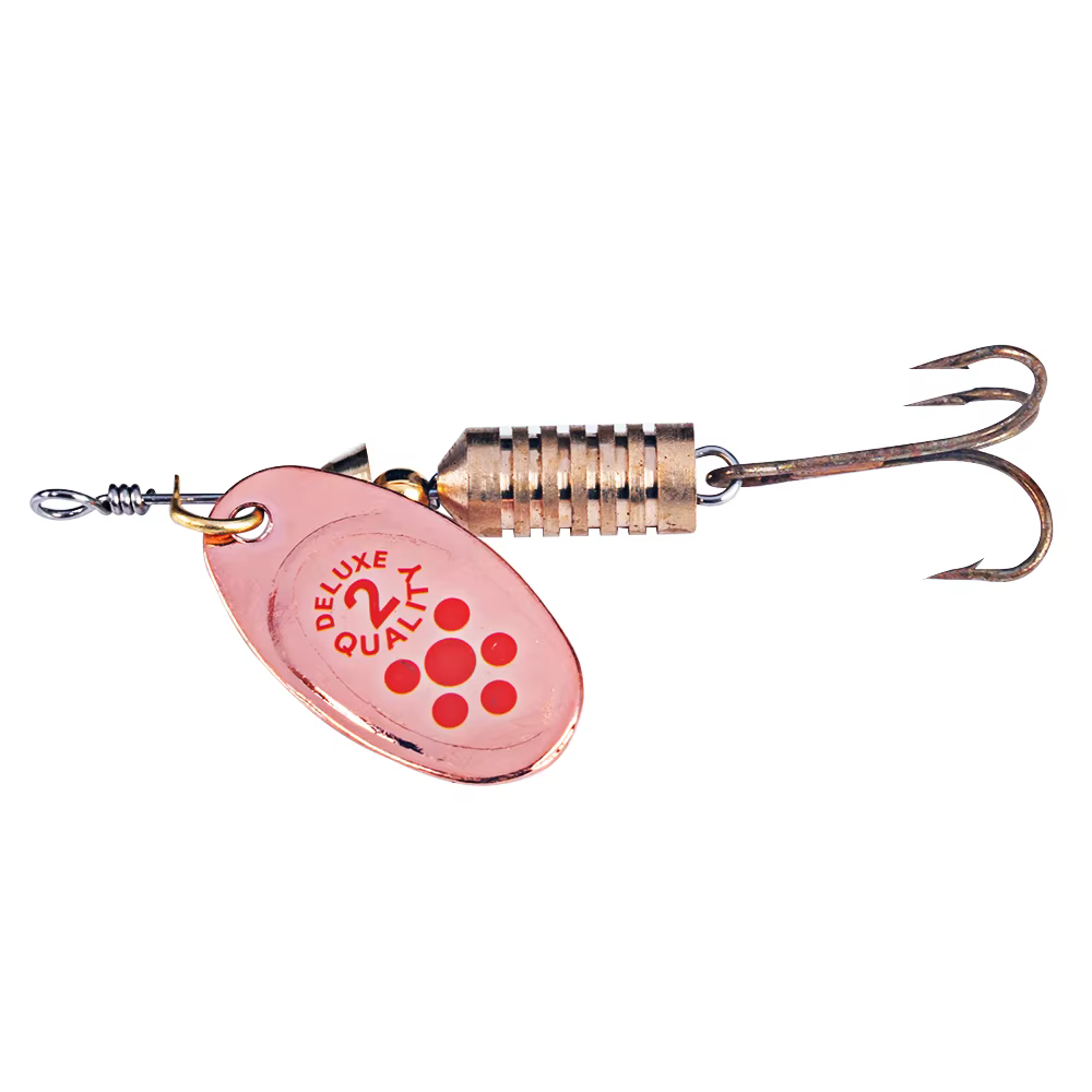 Cuchara de Pesca Metálica Dorada Plateada – Señuelo con Anzuelo - imagen 2
