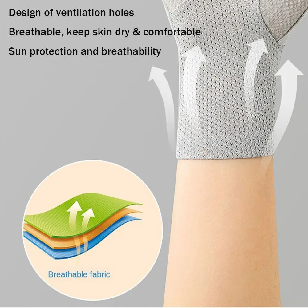 Guantes de protección solar finos para mujer con diseño para uso en exterior