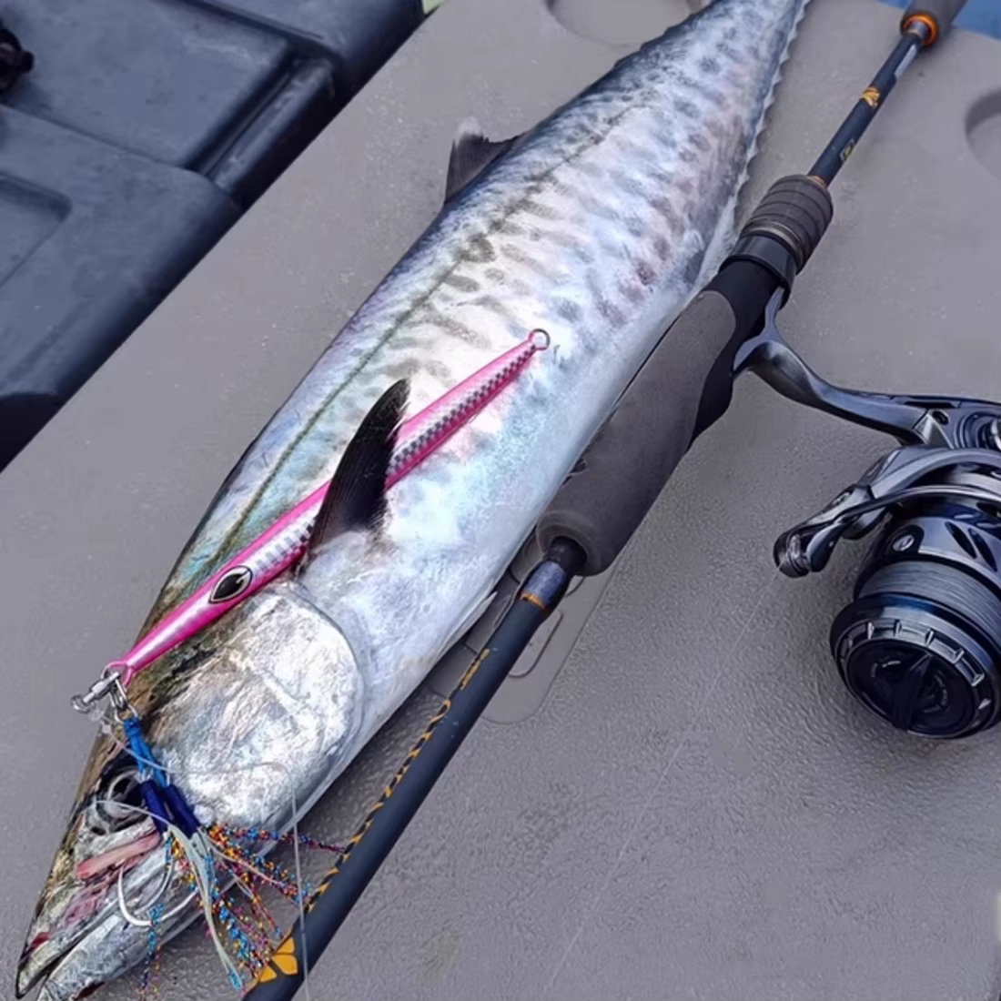 Anzuelos de asistencia tungsteno para jigging de atún en agua salada - imagen 5