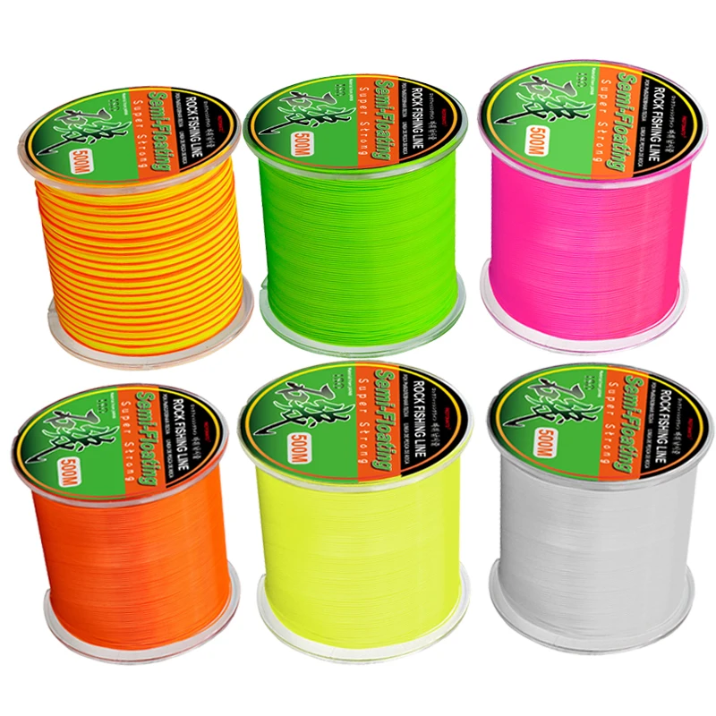 Línea de pesca monofilamento semiflegante colores varios para mar - imagen 3