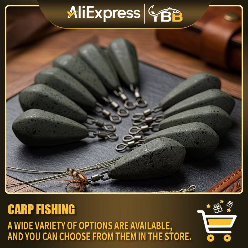 Plomos en Línea para Carpa – Juego versátil de aparejos de pesca - imagen 4