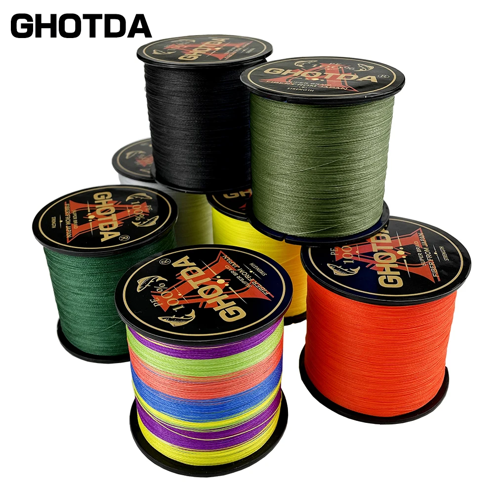Ghotda Sedal Multifilamento PE 4 Hebras – Alta resistencia para pesca - imagen 2