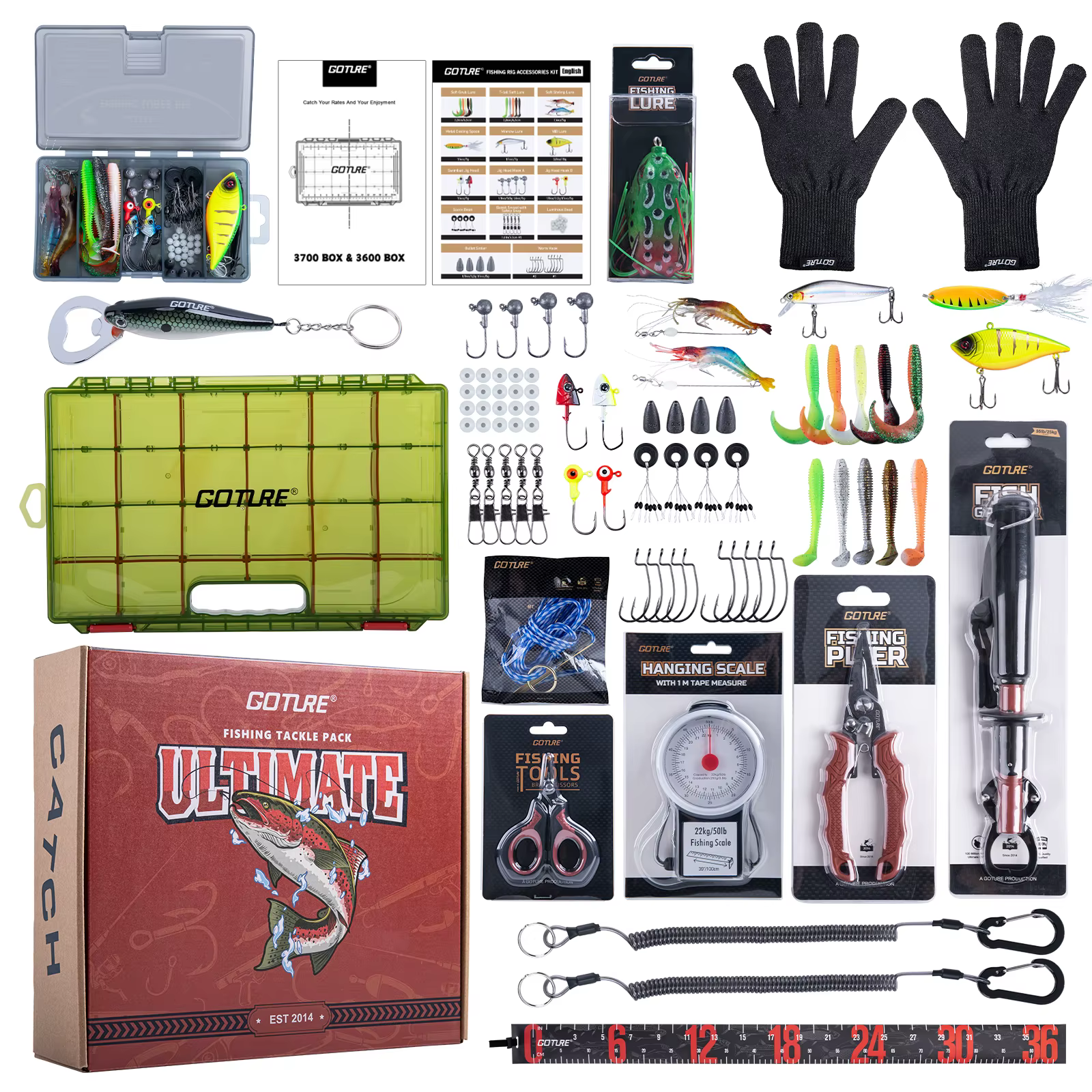 Goture Gripper y Tijeras de Pesca – Kit Herramientas