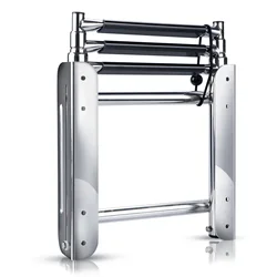 Escalera de barco telescópica acero inoxidable para pesca