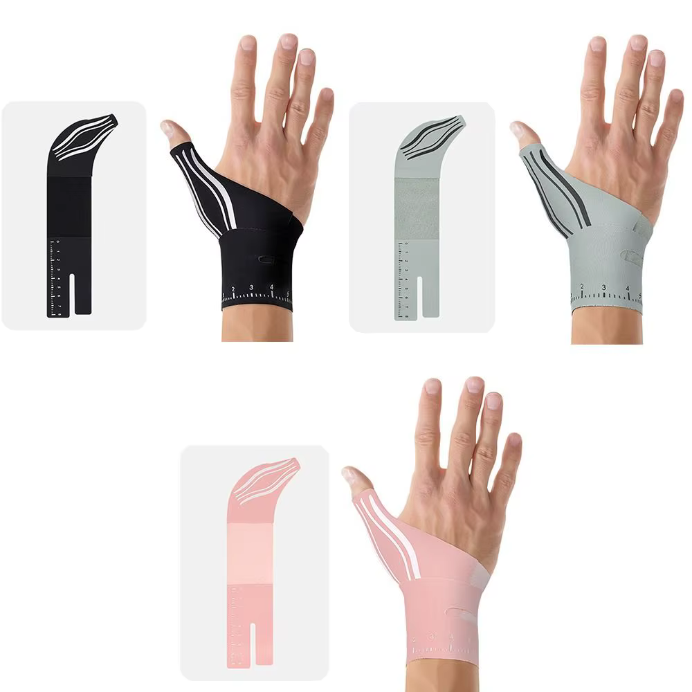 Muñequera de pesca ultrafina nylon ajustable con sujeción pulgar - imagen 3