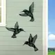 Iron Bird decoración de pared de metal con colibrí calado hueco