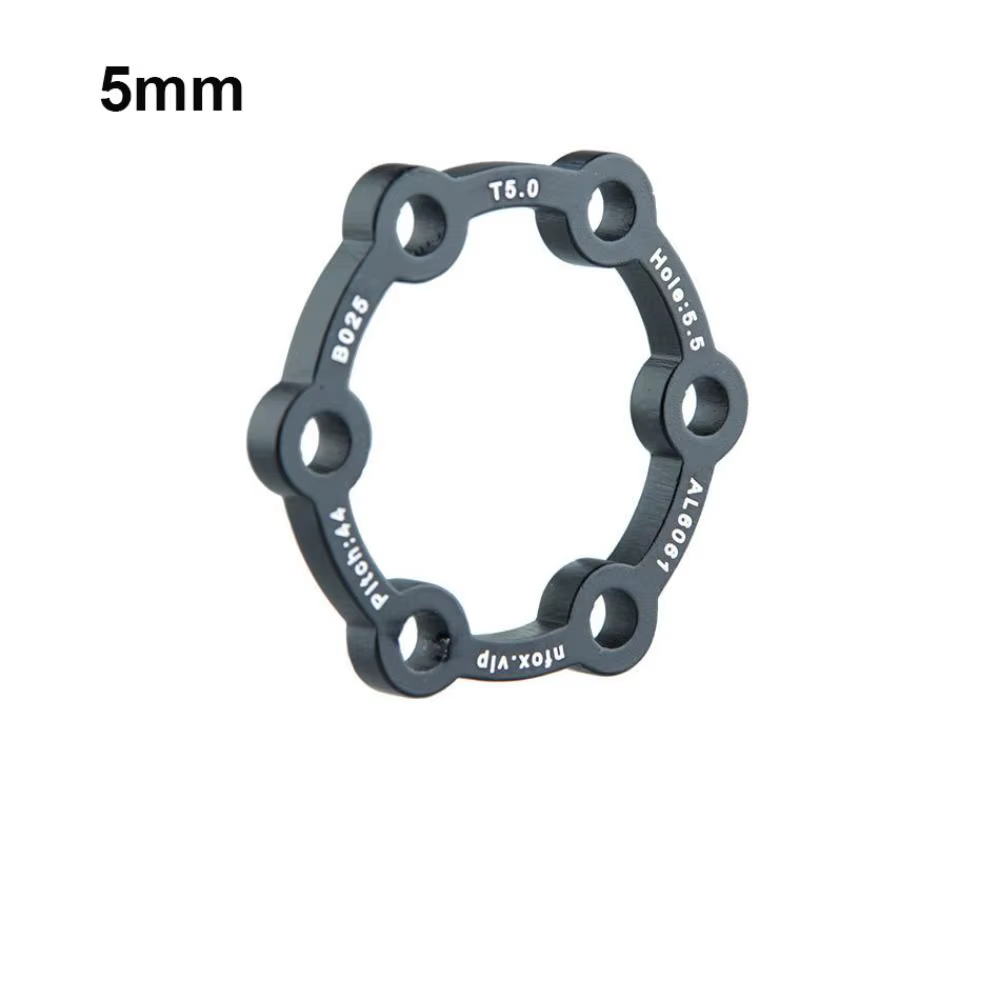Disc Intermediario Freno Disco MTB 60mm – 6 Agujeros, 44mm Negro - imagen 4
