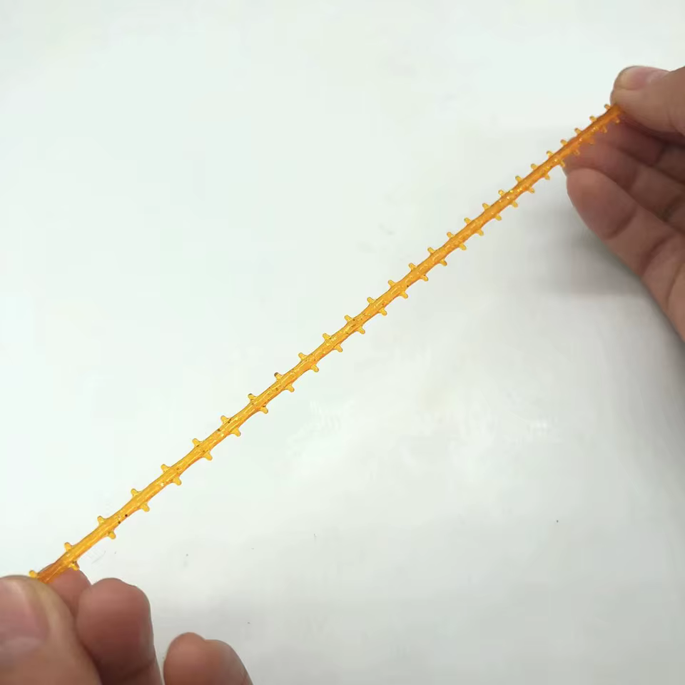 Señuelo de lombriz flotante 7,5 cm vinilo TPR para pesca en mar - imagen 2