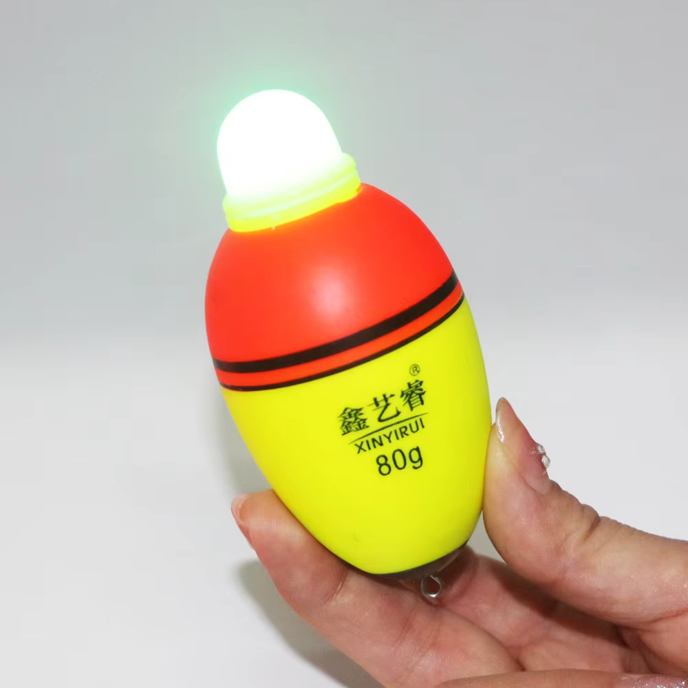 Flotador de pesca Led luminoso con doble luz electrónica