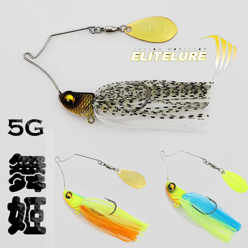 EliteLure Bearded Man jig plomado con lentejuelas para pesca - imagen 2