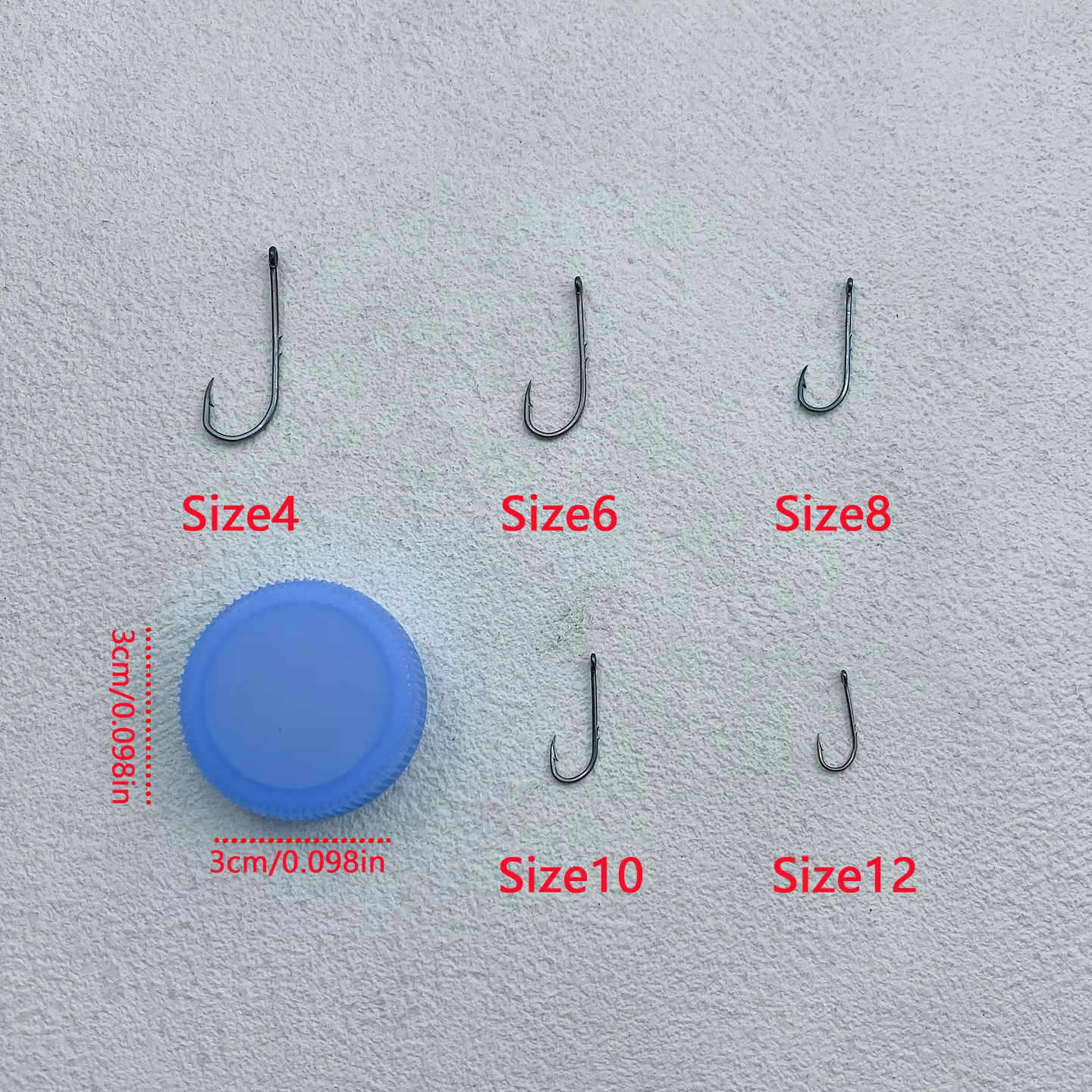 Anzuelos Offset con Púas – Acero al Carbono Afilados - imagen 4