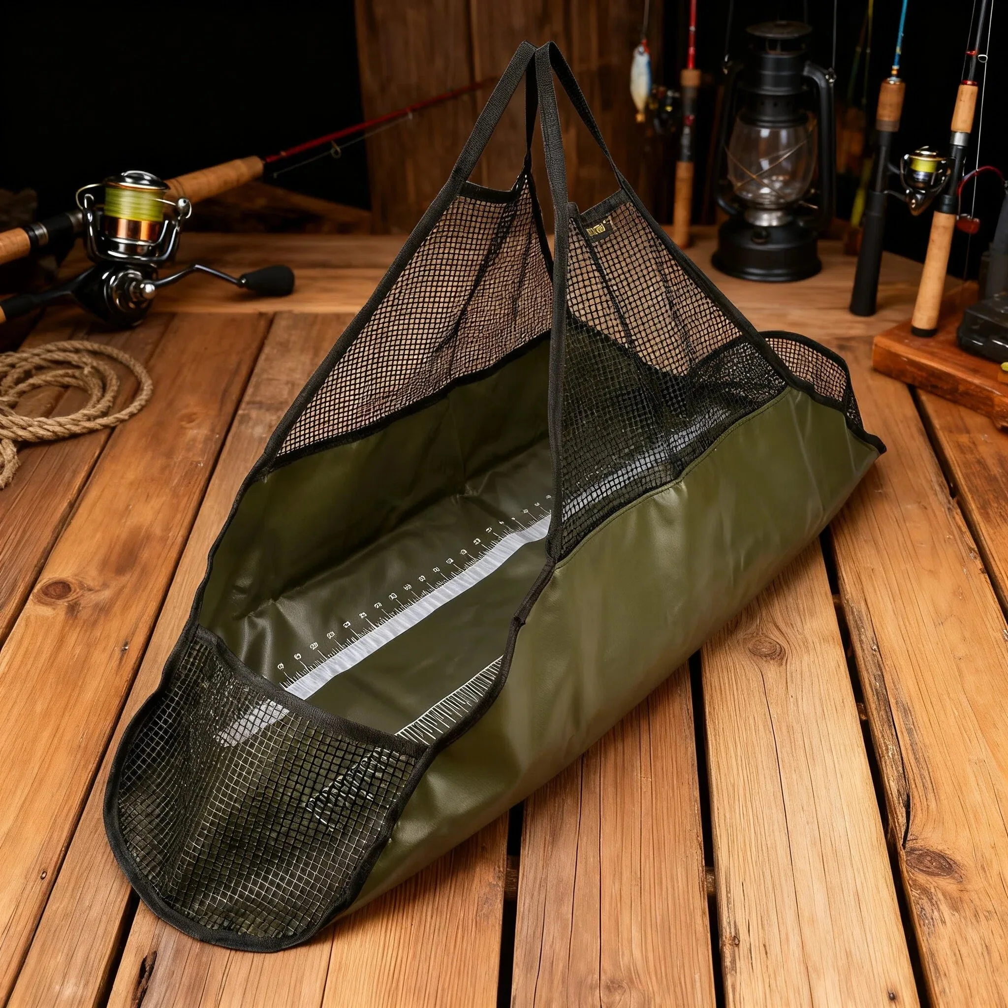 Bolsa de pesaje Hirisi para báscula digital con tapete protector