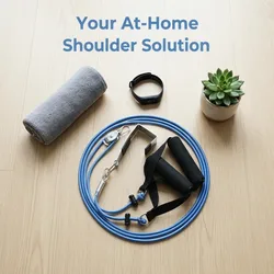 Polea de entrenamiento de hombros ajustable – Recuperación segura