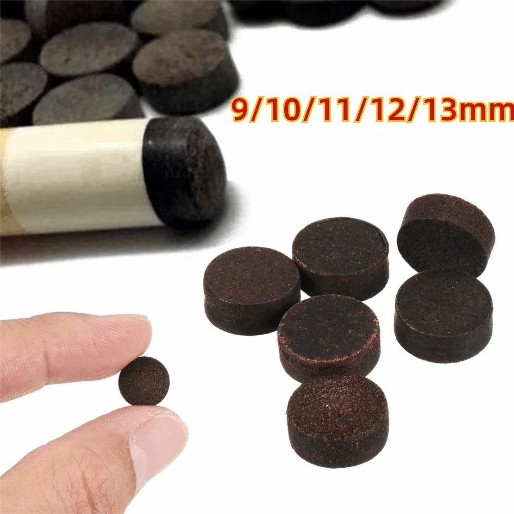 Puntas de taco de billar Nine Cue de cuero vaca antideslizantes - imagen 3