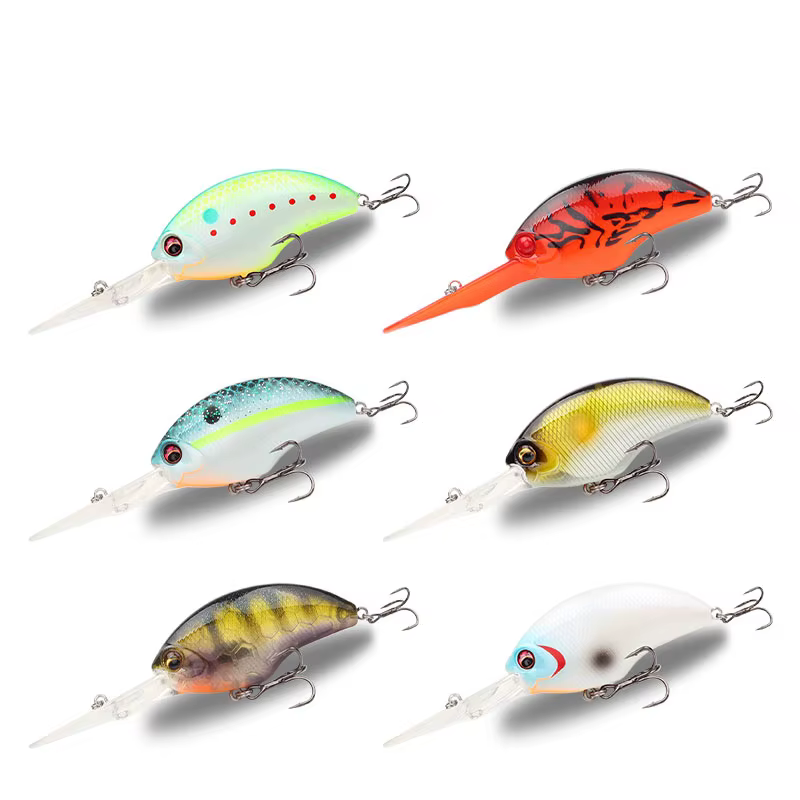 Crankbait Flotante LETOYO 52mm – Señuelo para Lubina y Lucio - imagen 5