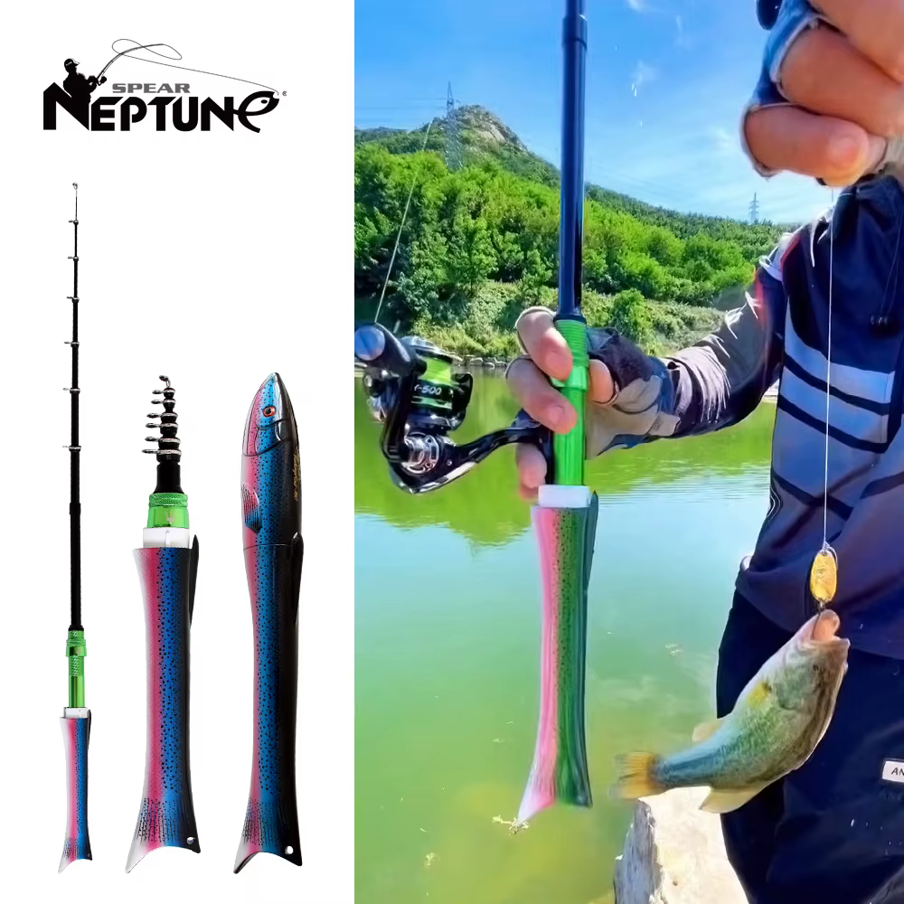 Caña Telescópica 1,60 m y Carrete - Kit Pesca Viaje Completo - imagen 4