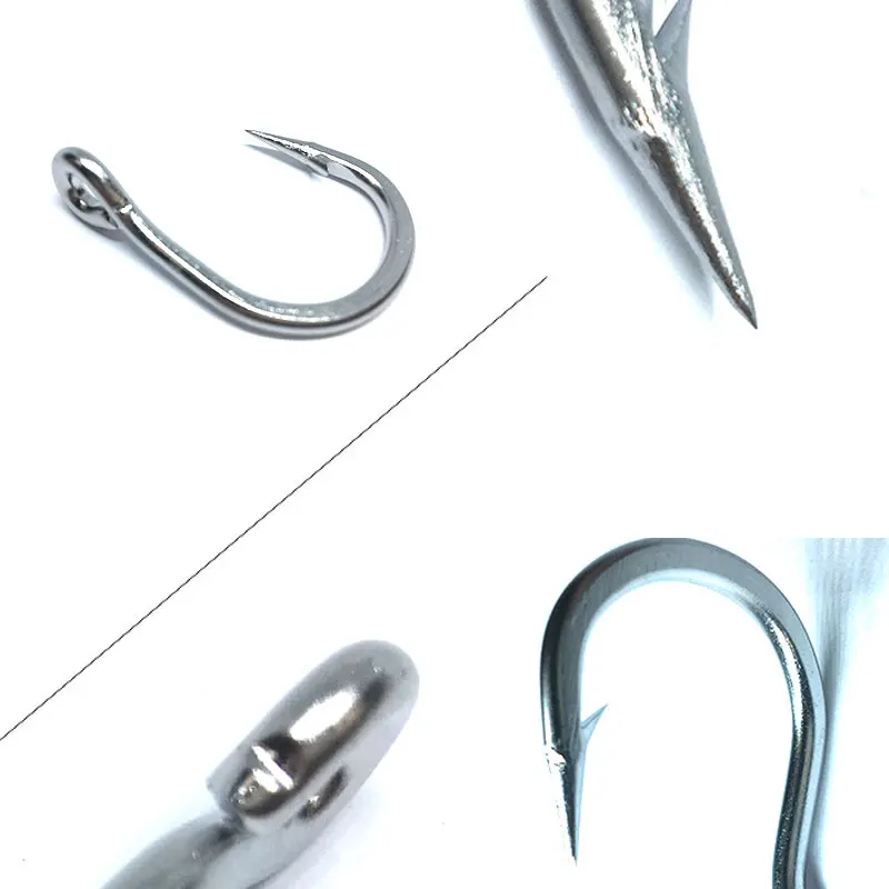 AS Anzuelos acero inoxidable púas carbono pesca lenta y rápida - imagen 3