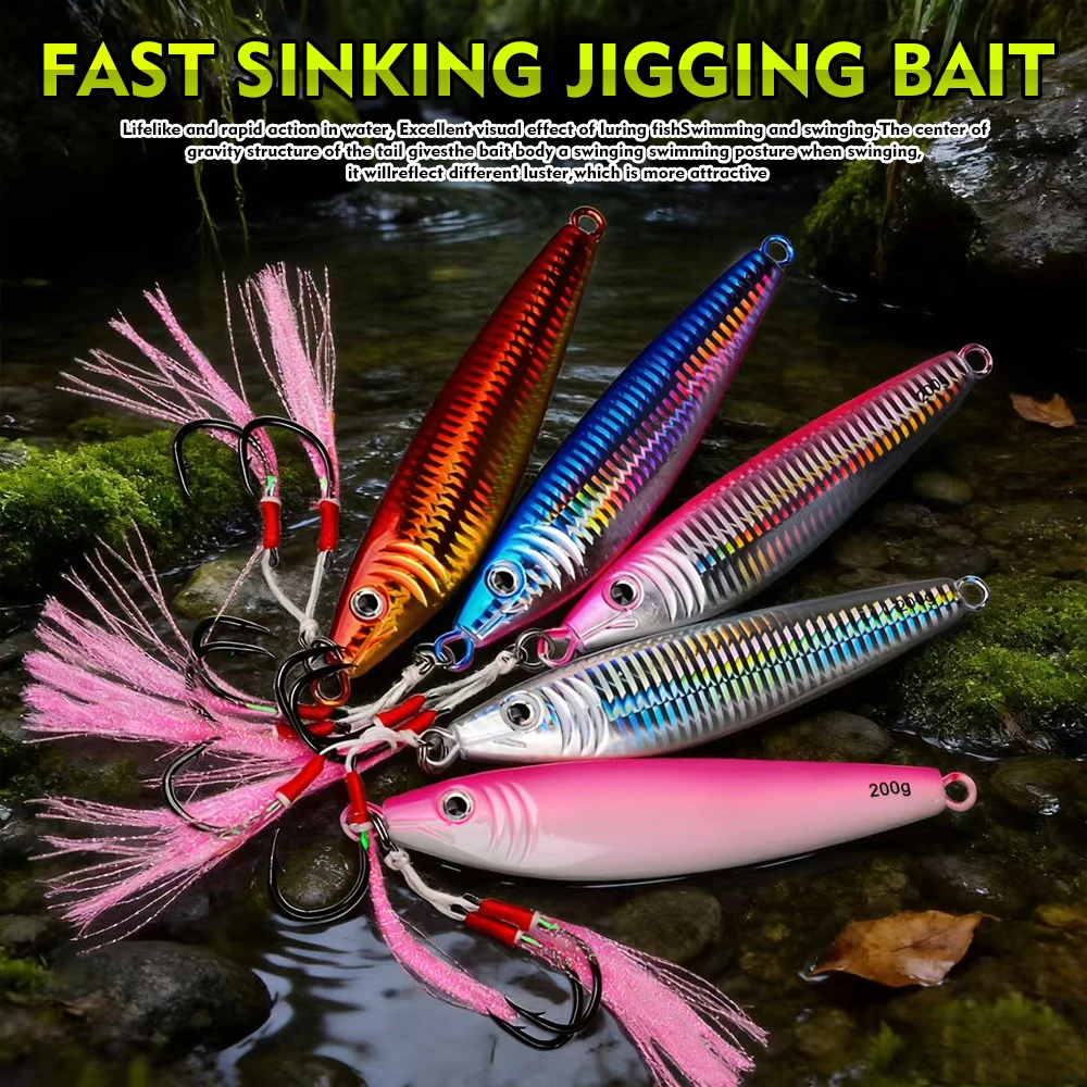 Señuelo jigging para lubina Proberos, recubrimiento láser escamas - imagen 3