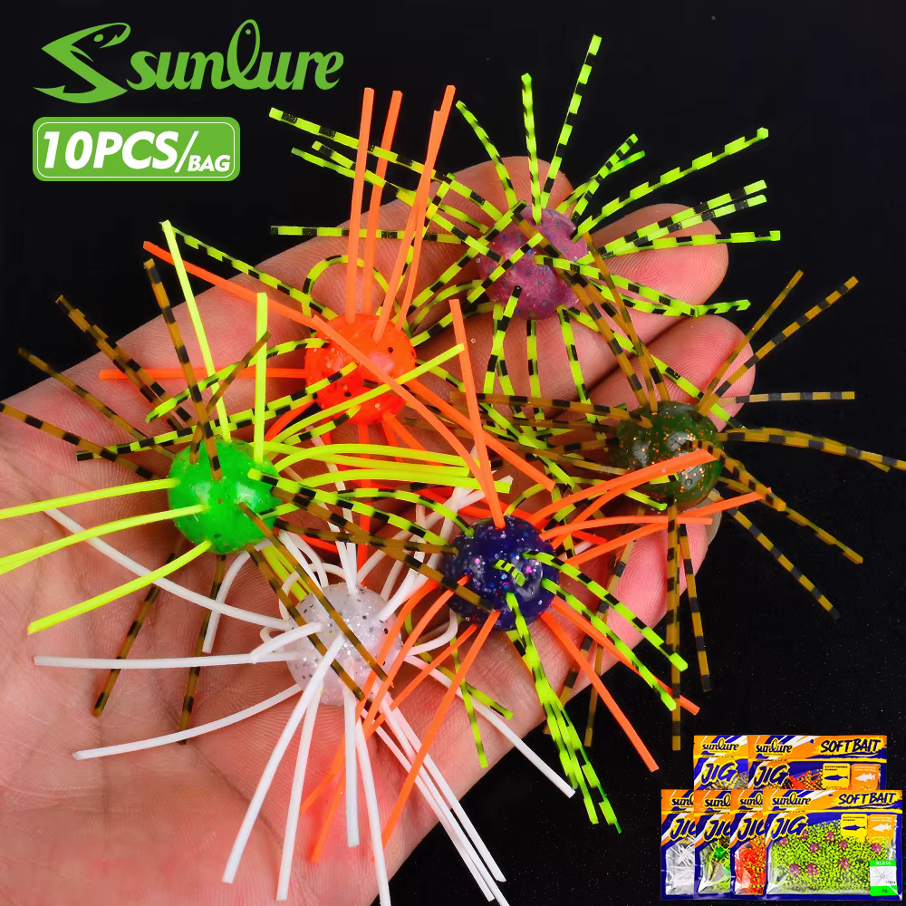 Señuelo Artificial Sunlure Tipo Erizo de Mar para Lubina - imagen 5