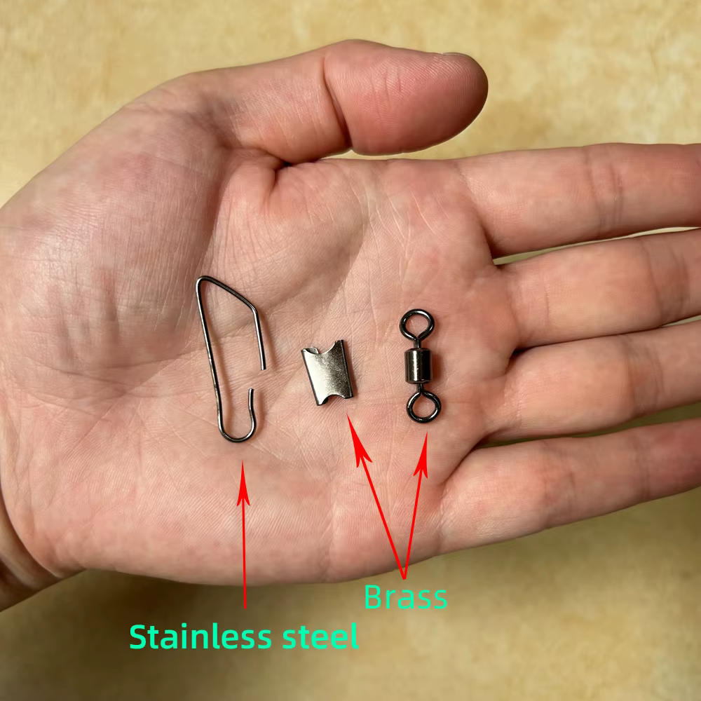 Esmerillones Giratorios DNDYUJU para Carpa – Latón y Acero Inox - imagen 4