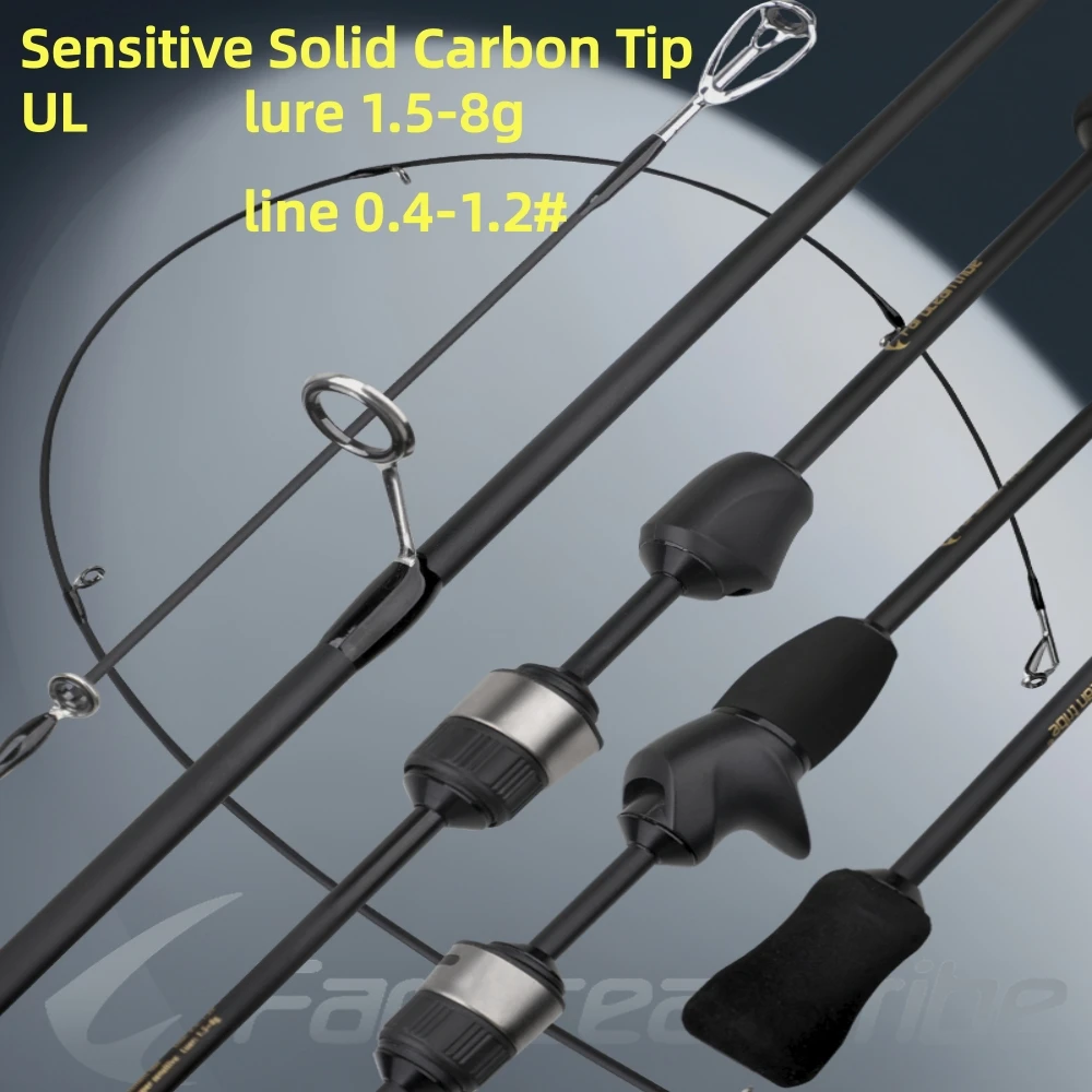 Caña para trucha UL Power de carbono ultraligera punta sólida sensible - imagen 5