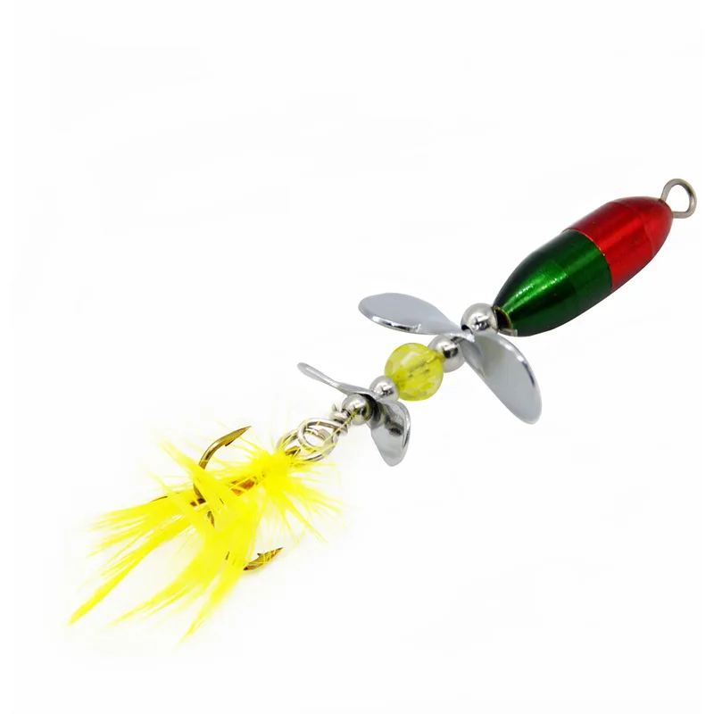 Señuelo giratorio metálico de cobre para pesca deportiva - imagen 5