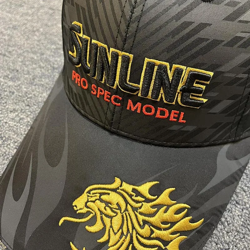 Gorra de pesca SUNLINE bordada de algodón ajustable - imagen 5