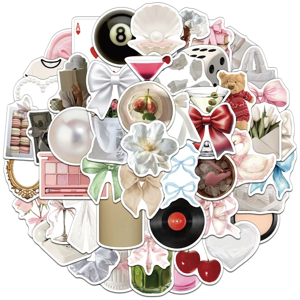 Pack de 52 pegatinas artísticas INS con diseños variados