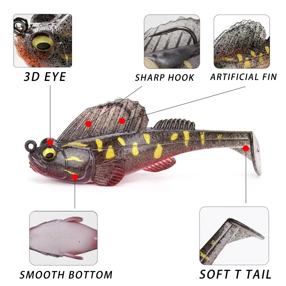 Topline Kit Vinilos Pesca – Swimbait Durmiente Oscuro - imagen 3
