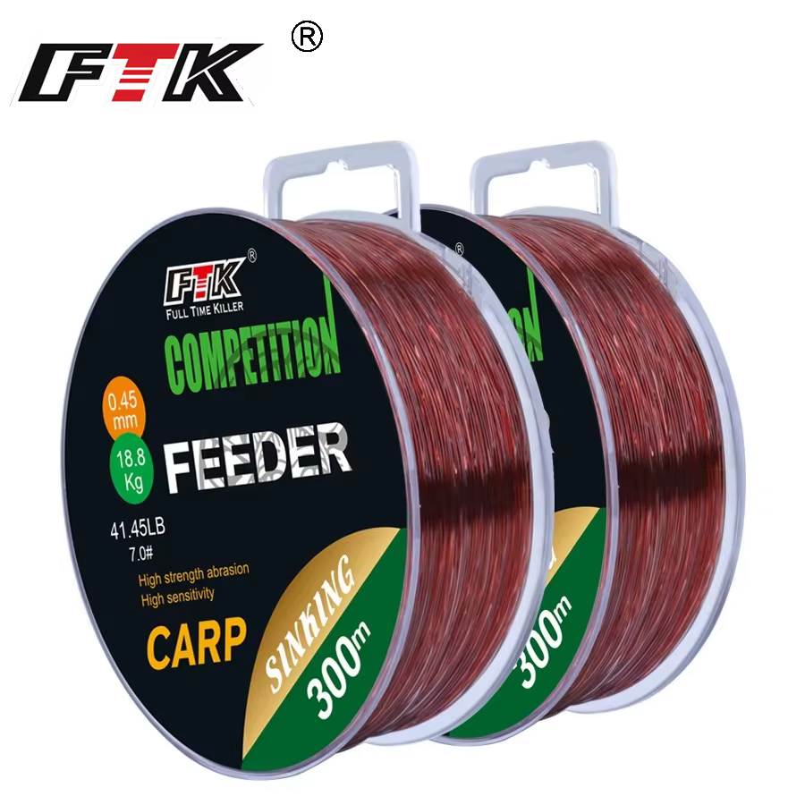 FTK Sedal Monofilamento Rojo Vino para Pesca de Carpa - imagen 3