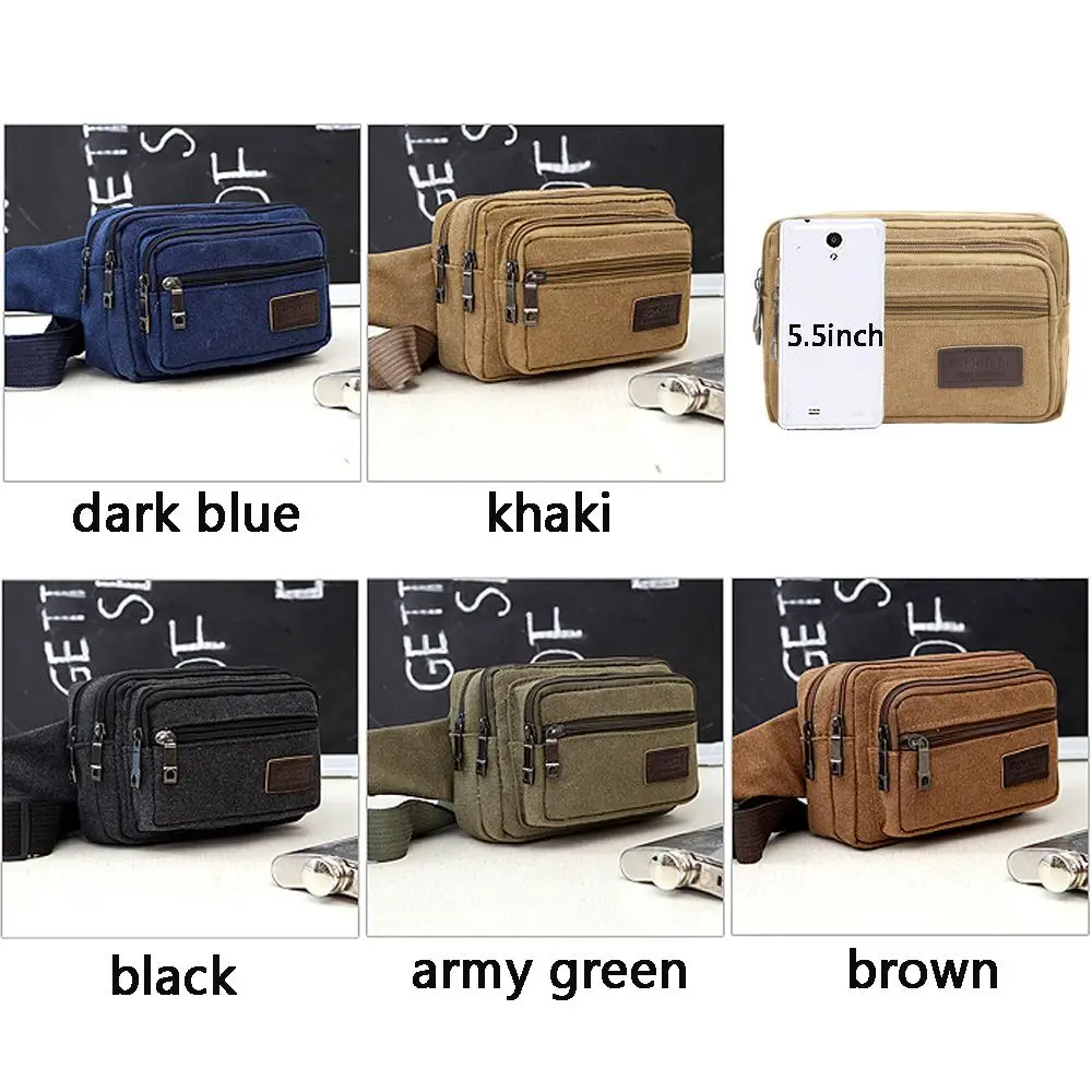 Riñonera crossbody vintage con bandolera ajustable para pesca - imagen 5