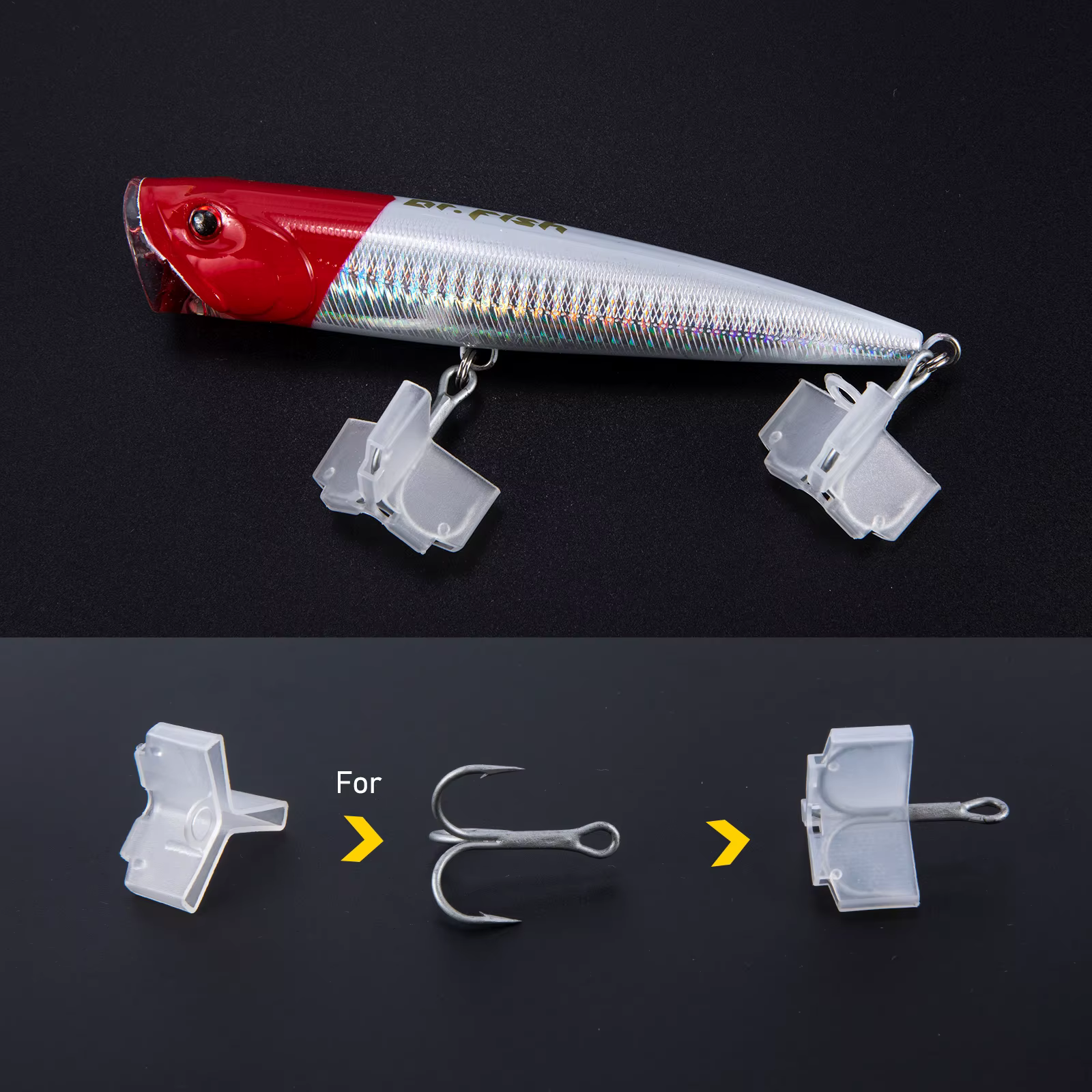 Protector anzuelos triples – Funda ligera duradera - imagen 4