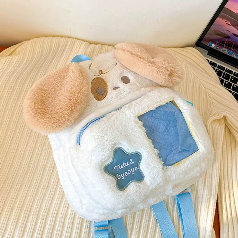 Mochila escolar niño felpa uso diario