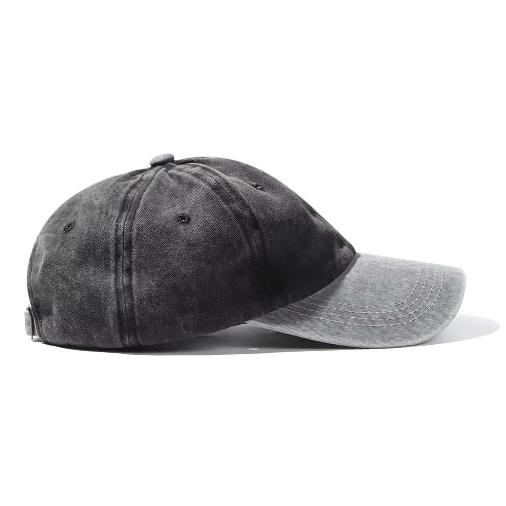 Detalle del estilo lavado de la gorra