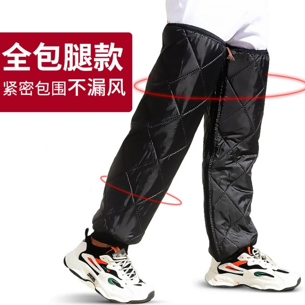 Calentador de piernas impermeable para moto, forro polar antiviento