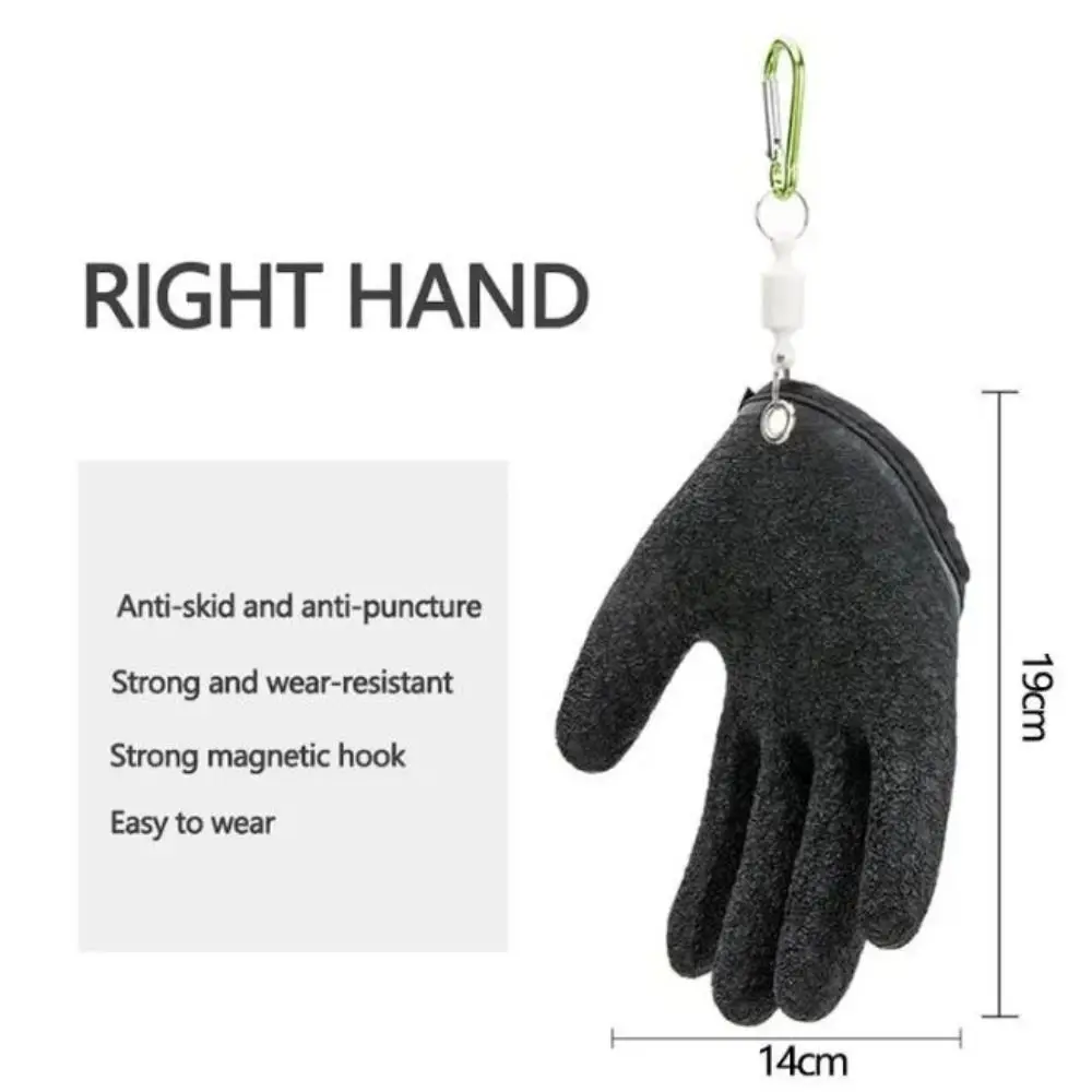 Guantes de pesca multifuncionales en uso