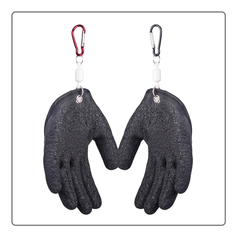Guantes magnéticos de látex negro con hebilla