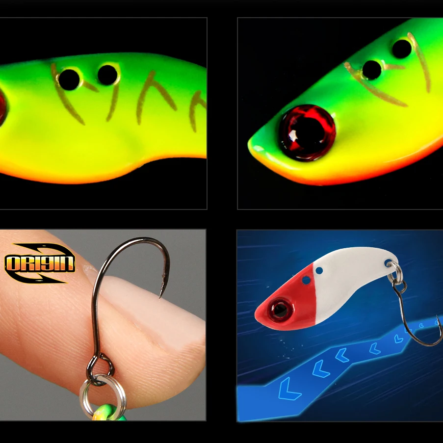 Señuelo VIB metálico con recubrimiento UV para trucha y black bass - imagen 5