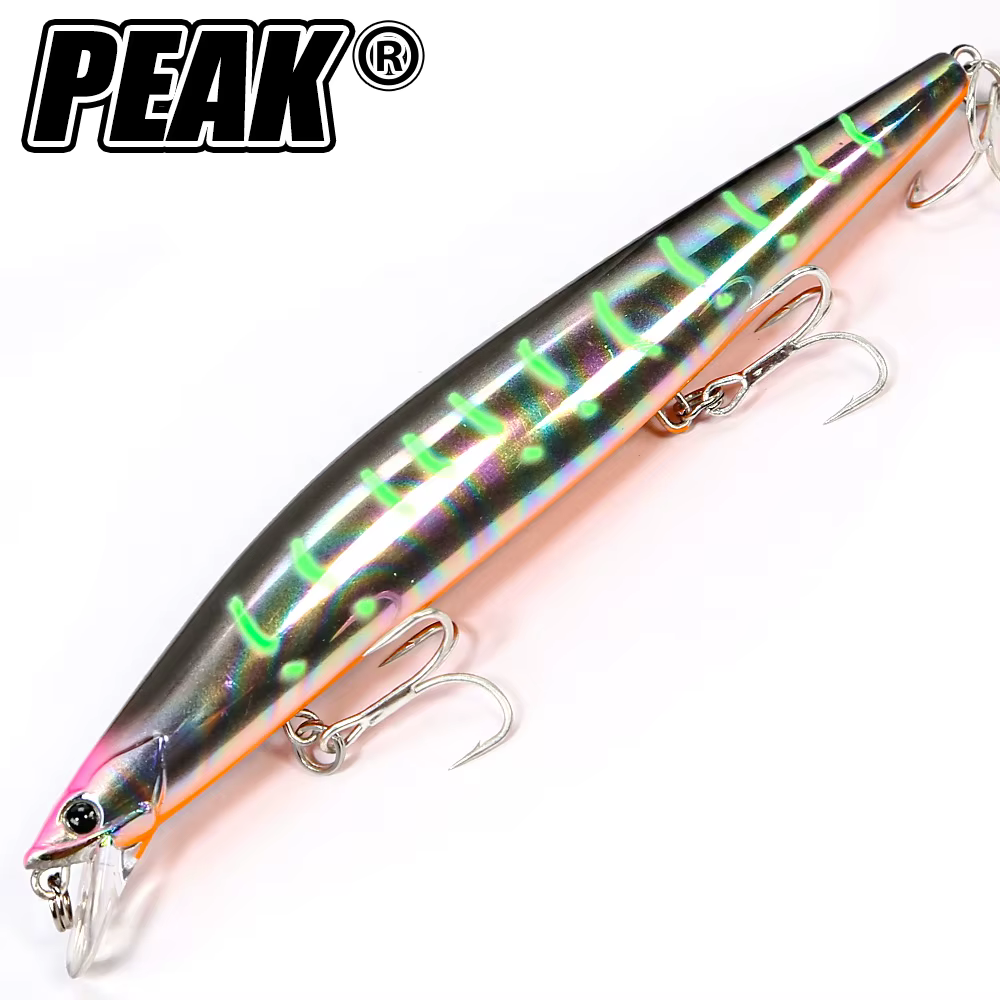 Jerkbait PEAK 140mm hundido – Señuelo para lubina