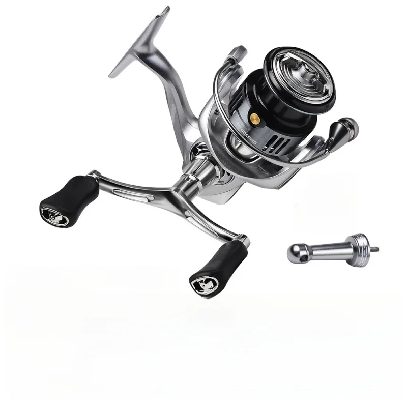 Carrete Shallow Spool doble manivela, lanzado largo para señuelos y roca - imagen 4