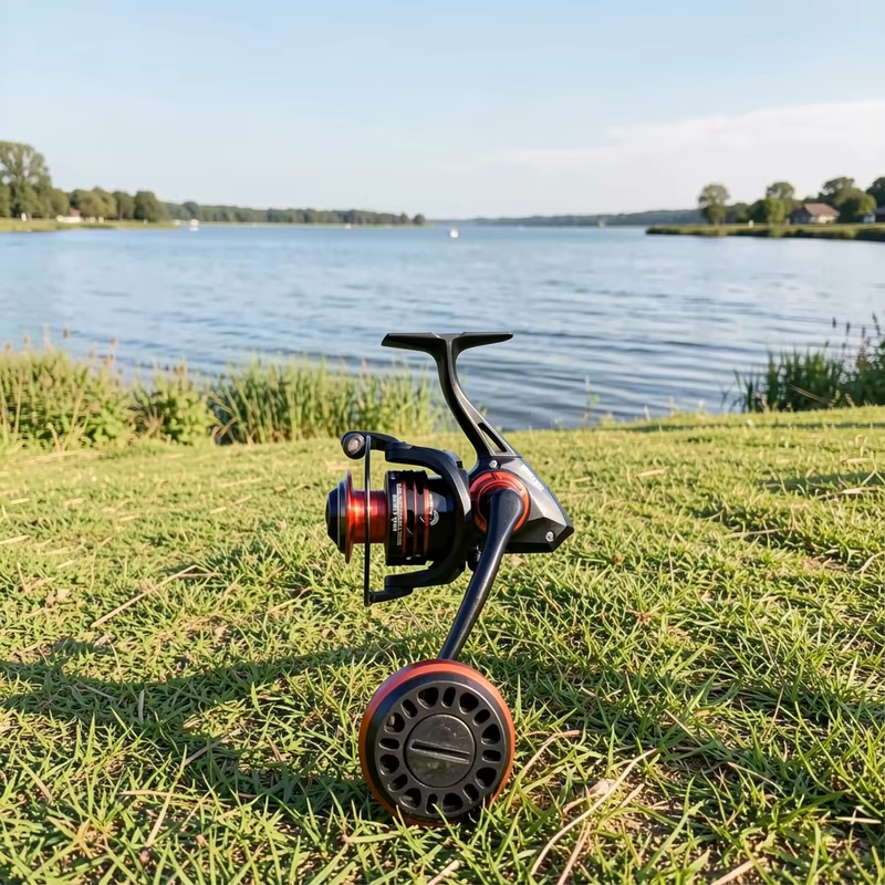 Carrete Pesca Alta Velocidad Bobina Ancha – Lanzamiento Lejano - imagen 2