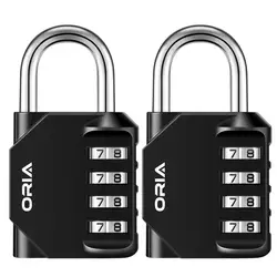 ORIA Candado combinación maleta – Bloqueo inteligente antirrobo