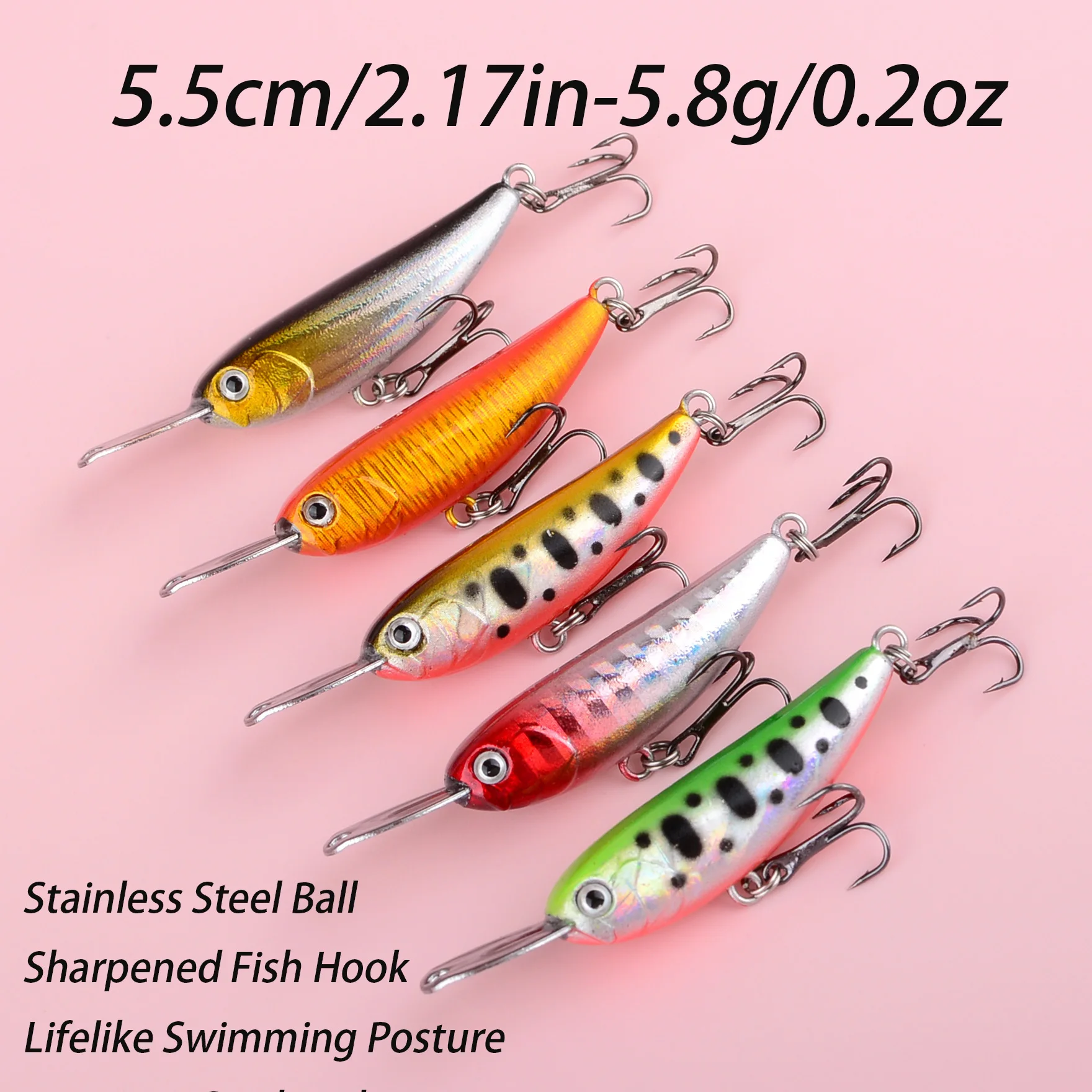 Wobbler SwimBait minnow hundible para lubina y carpa - imagen 2