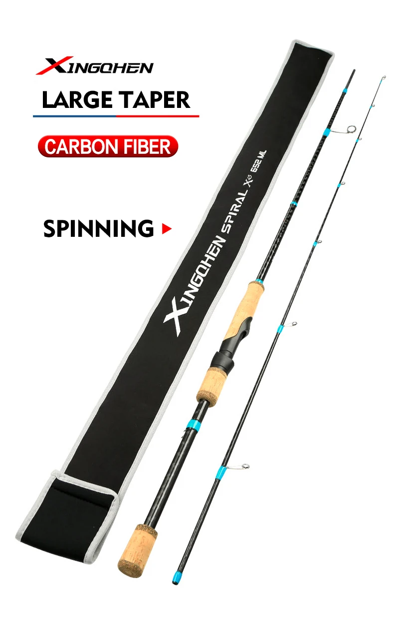 Caña de pescar de carbono ML para lubina y spinning